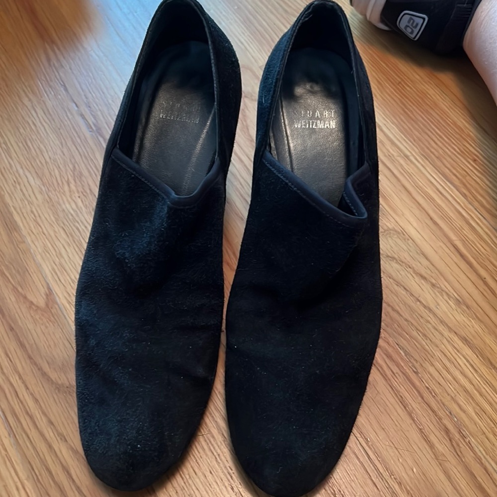 Stuart Weitzman black booties